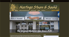 Desktop Screenshot of hastingssteamandsauna.com